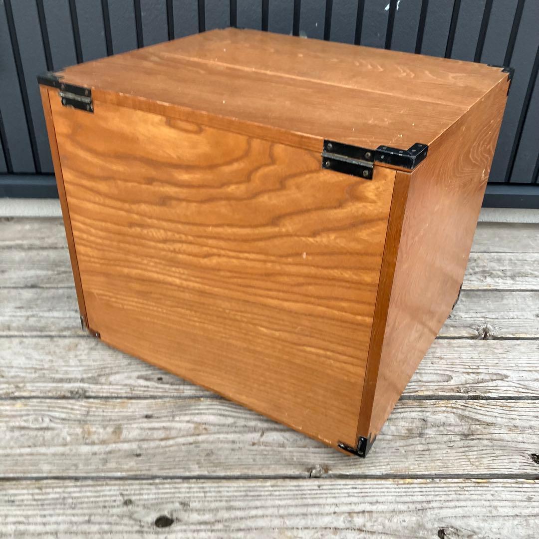 昭和レトロ 木製薬箱 薬箪笥 ミニチェスト 小箪笥 引き出し収納 17杯 5段