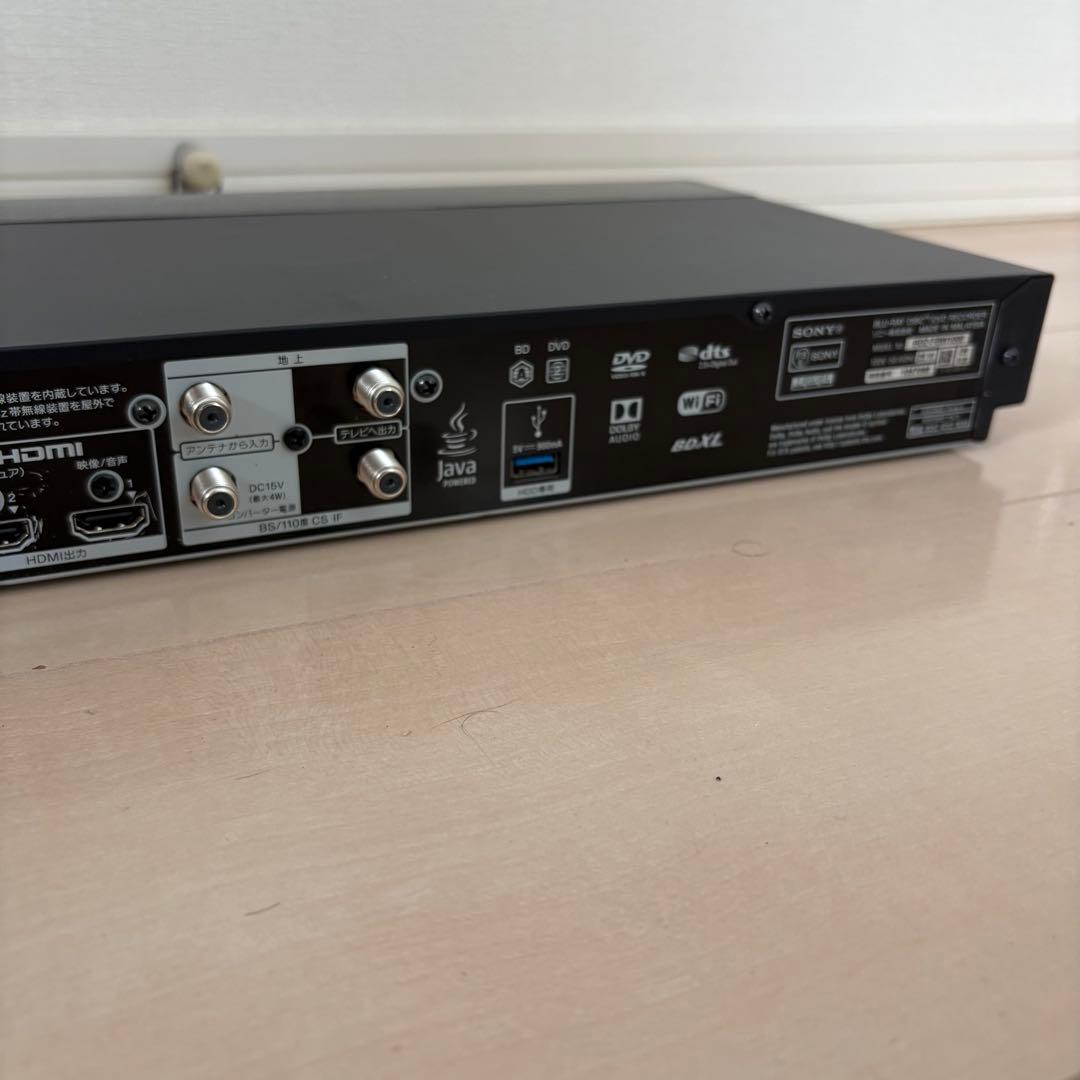 SONY ブルーレイレコーダー bdz-fbw1000