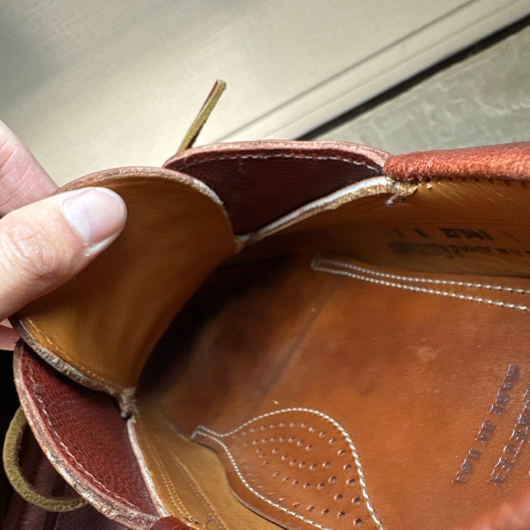 極美品　ユケテン　デッキシューズ　モカシン　ブラウン　9