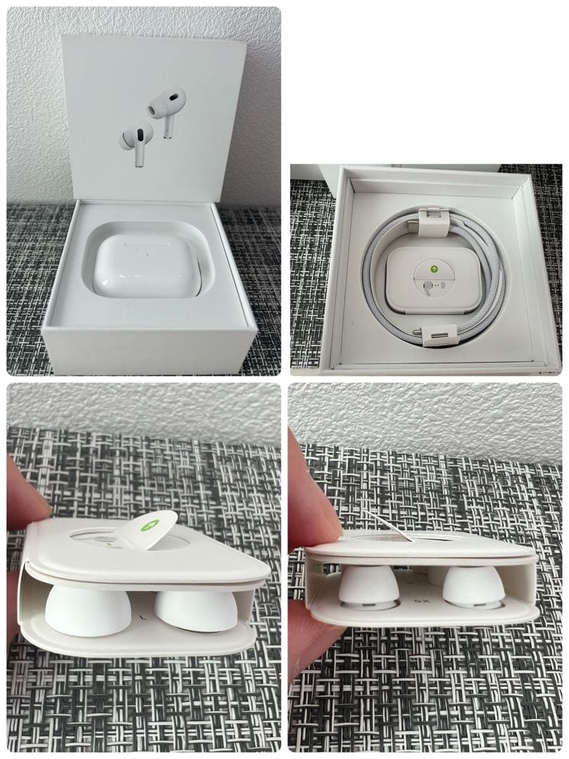 【早い者勝ち】AirPods Pro 2 本体、両耳、未使用充電ケーブルもセット