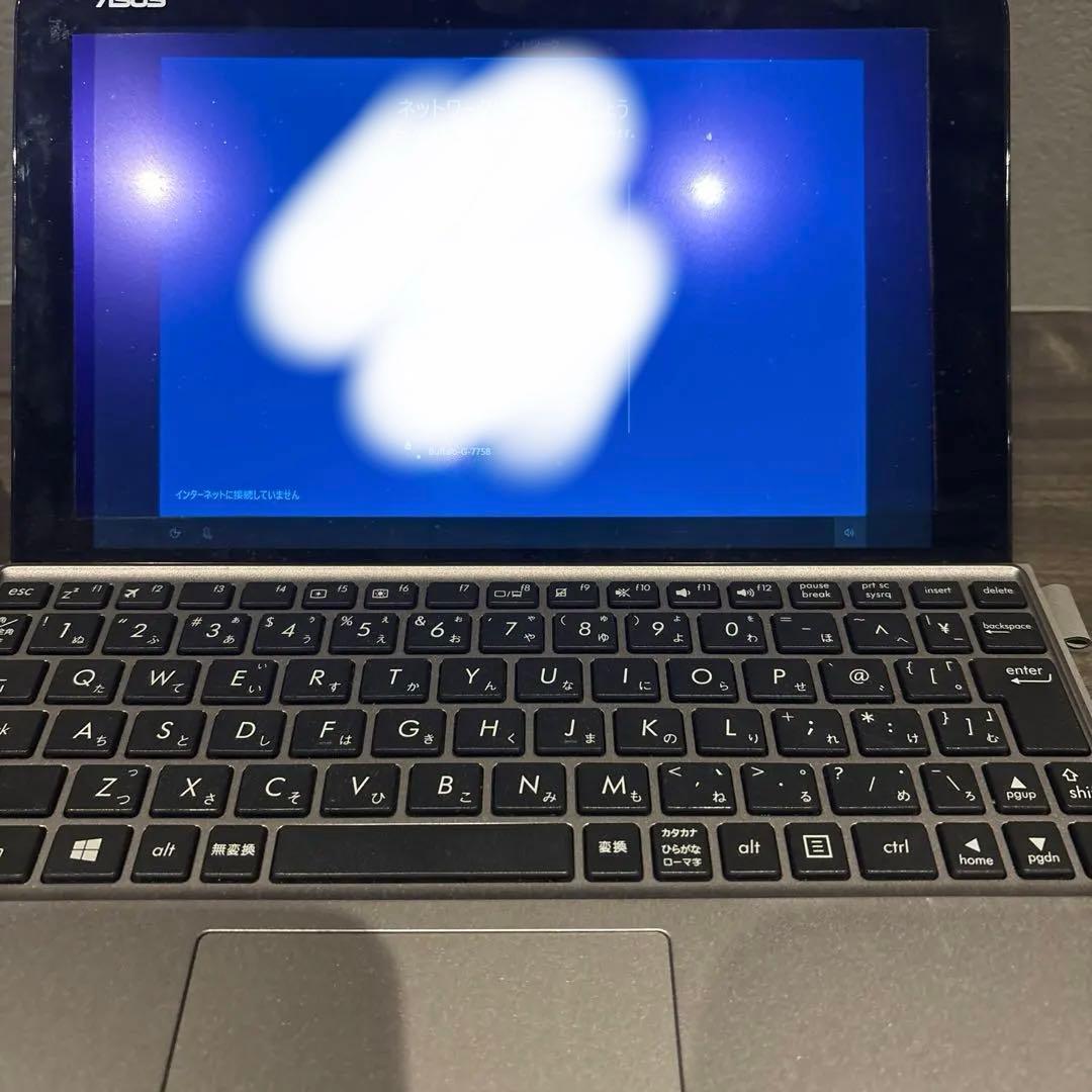 ASUS Windowsタブレット 本体 シルバー BAPEケース付き