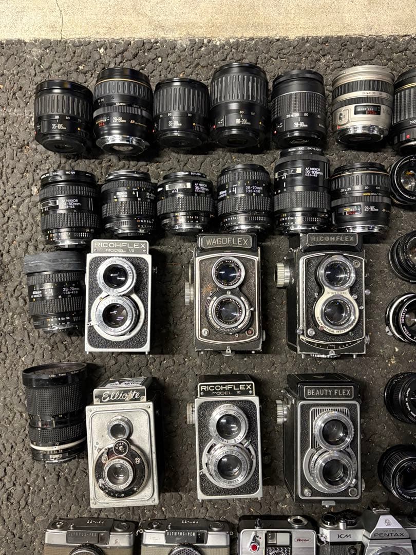 47点　二眼レフ　instax AF NIKKOR EFカメラ　レンズまとめ