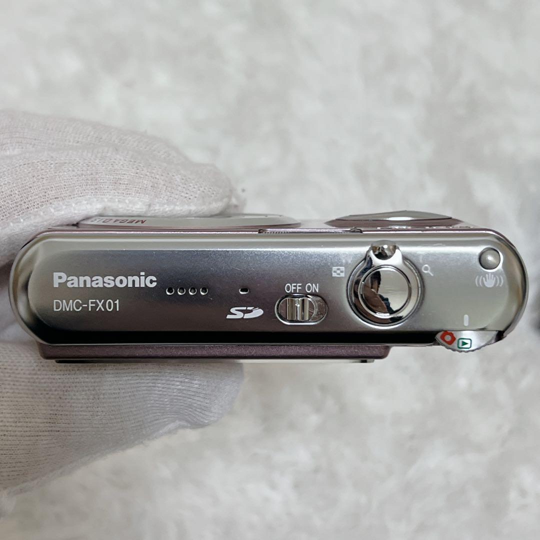 完動品 Panasonic LUMIX DMC-FX01 ピンク コンデジ