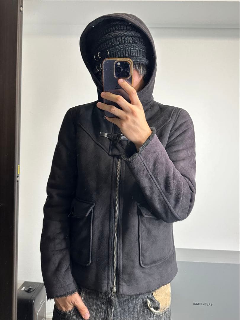 ジャケット・アウター short mouton duffle jacket