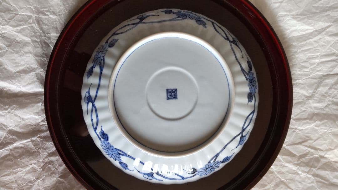 未使用 有田焼 龍峰窯 金彩祥瑞 銘々皿 3枚 古伊万里 御祝い 大きめ