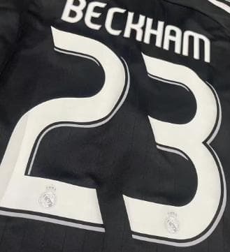 06/07 レアル·マドリード アウェイ 長袖 ベッカム 23番 レトロ