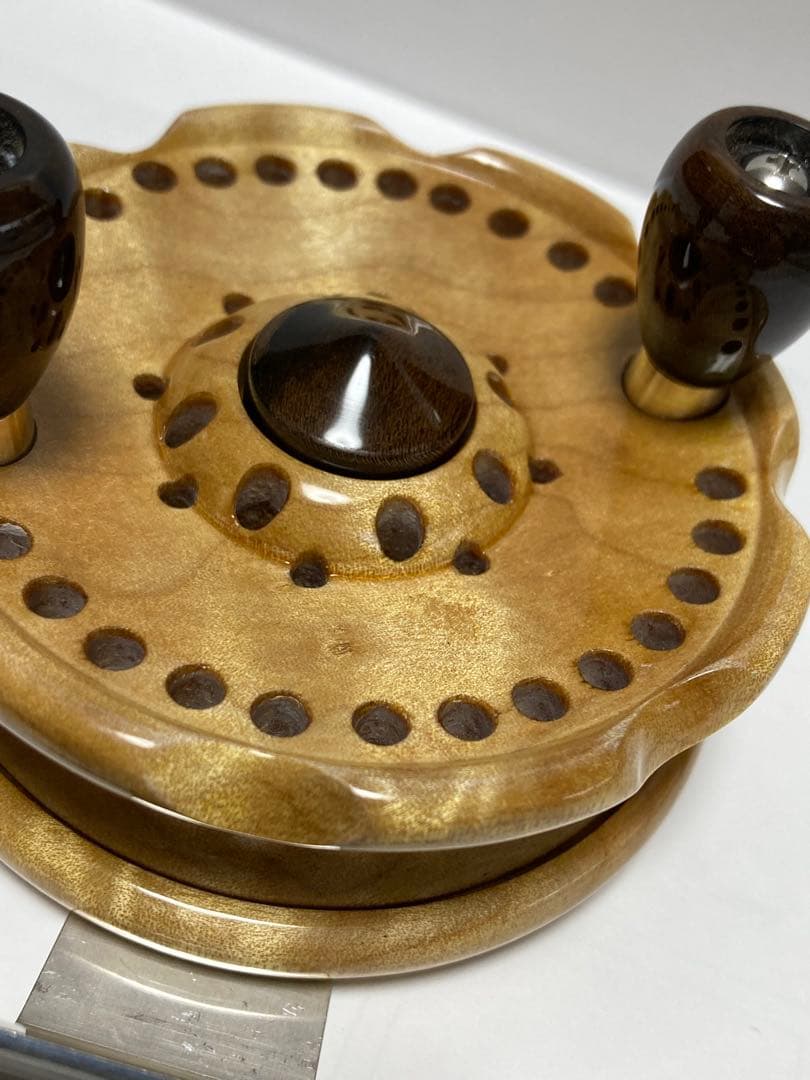 木製リール　(自作)メープル85