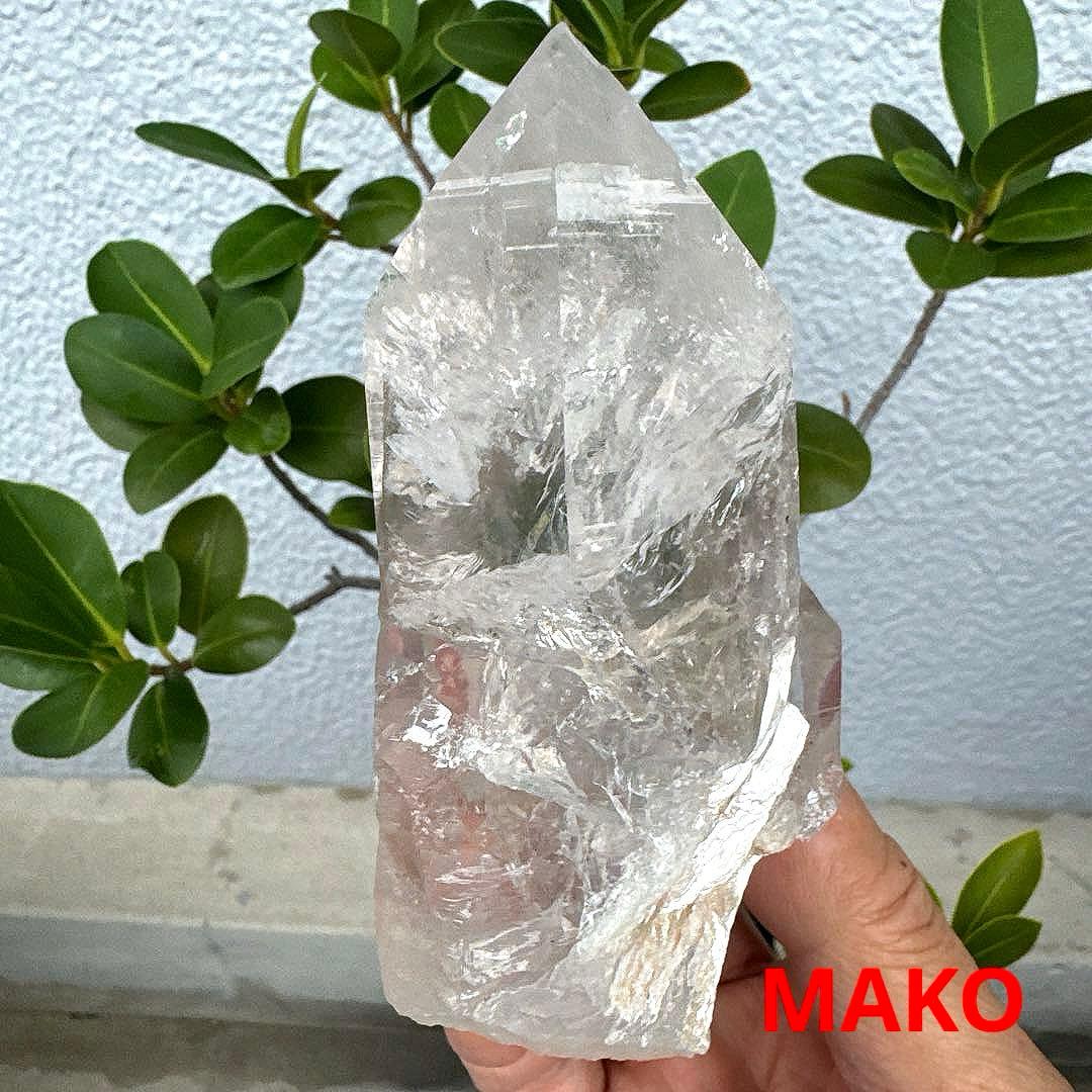 M1875☆ガネーシュヒマール水晶原石426g☆天然石　原石☆N5087-D