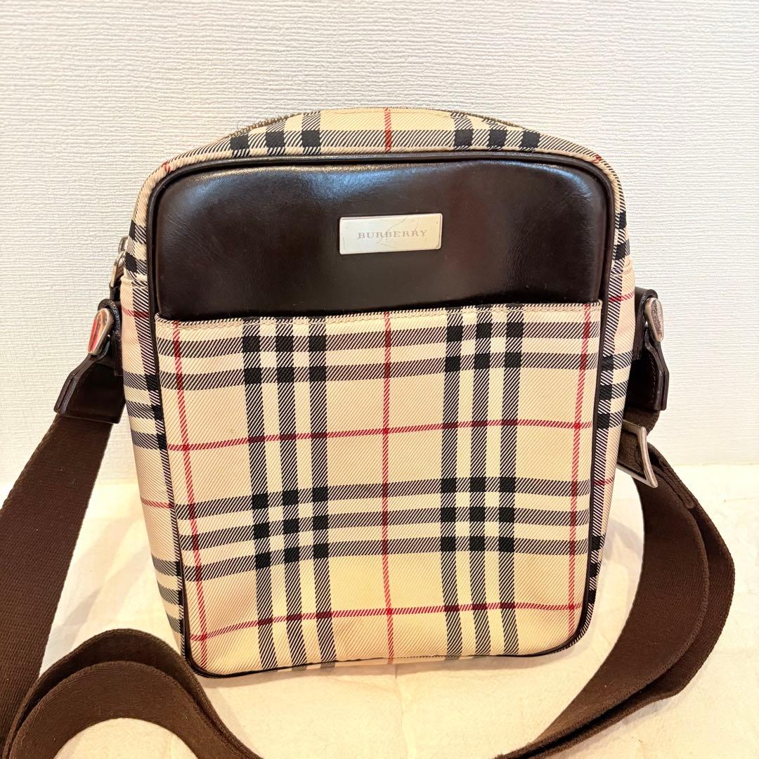 【極美品】BURBERRY バーバリー ノヴァチェック ショルダー サコッシュ