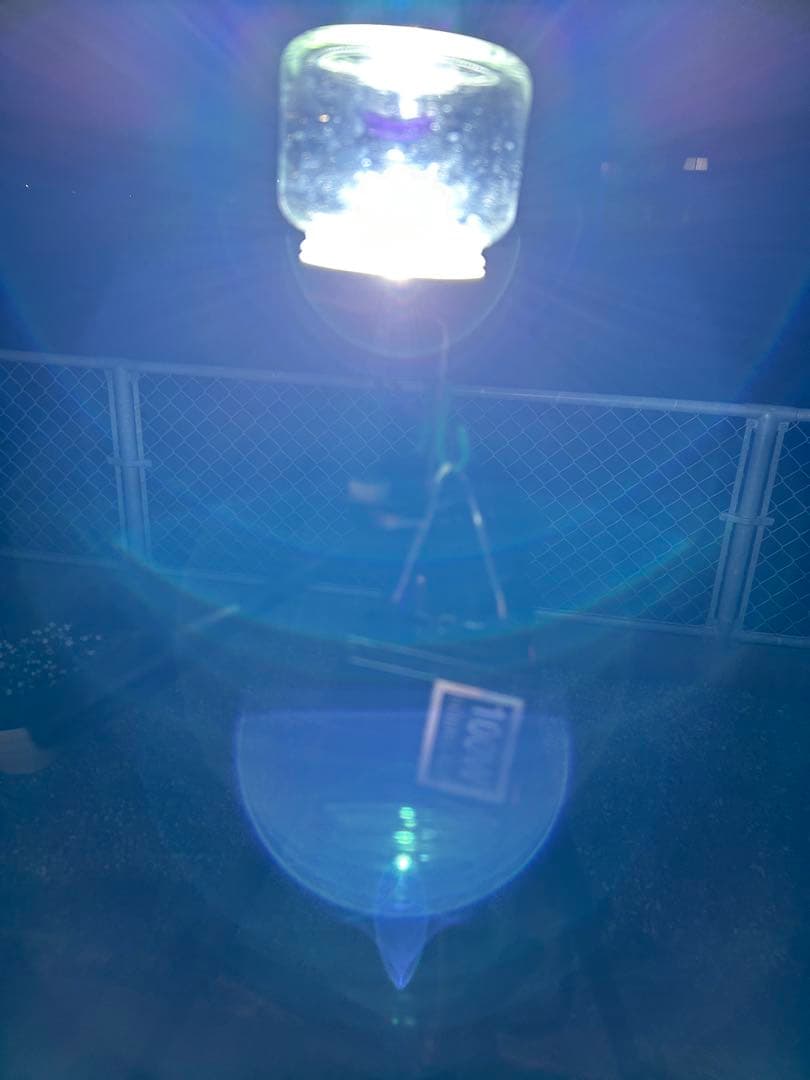 灯火採集　三脚型　ライトトラップ　HID 100w 紫外線放出加工済