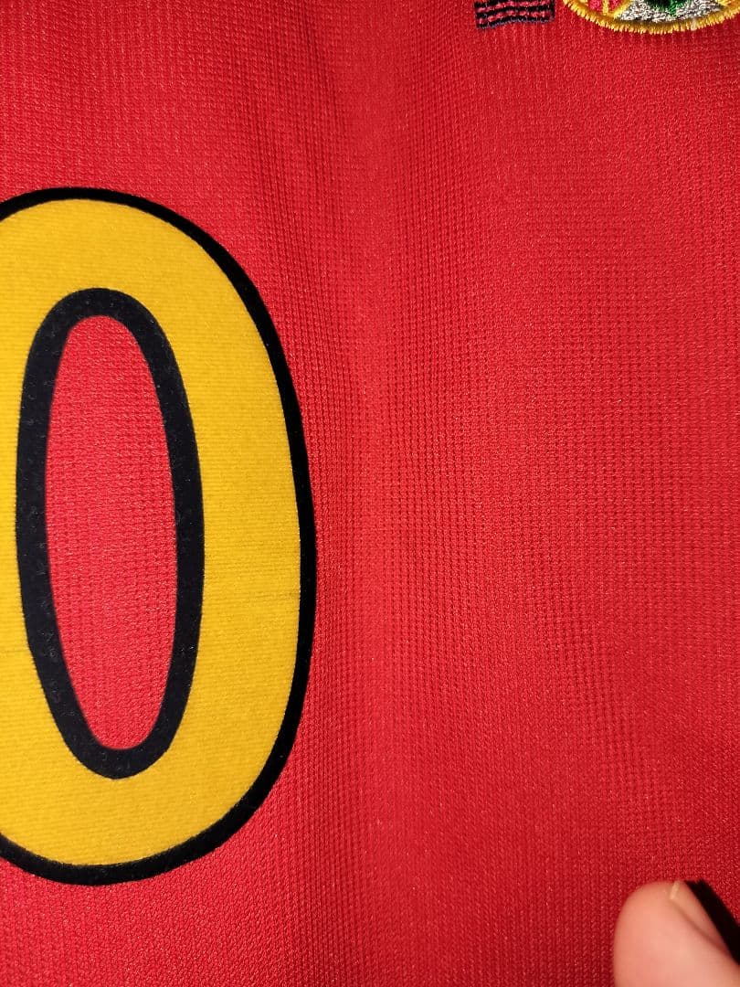 サッカー スペイン代表 2000 ホームユニフォーム #10 ラウール XL相当