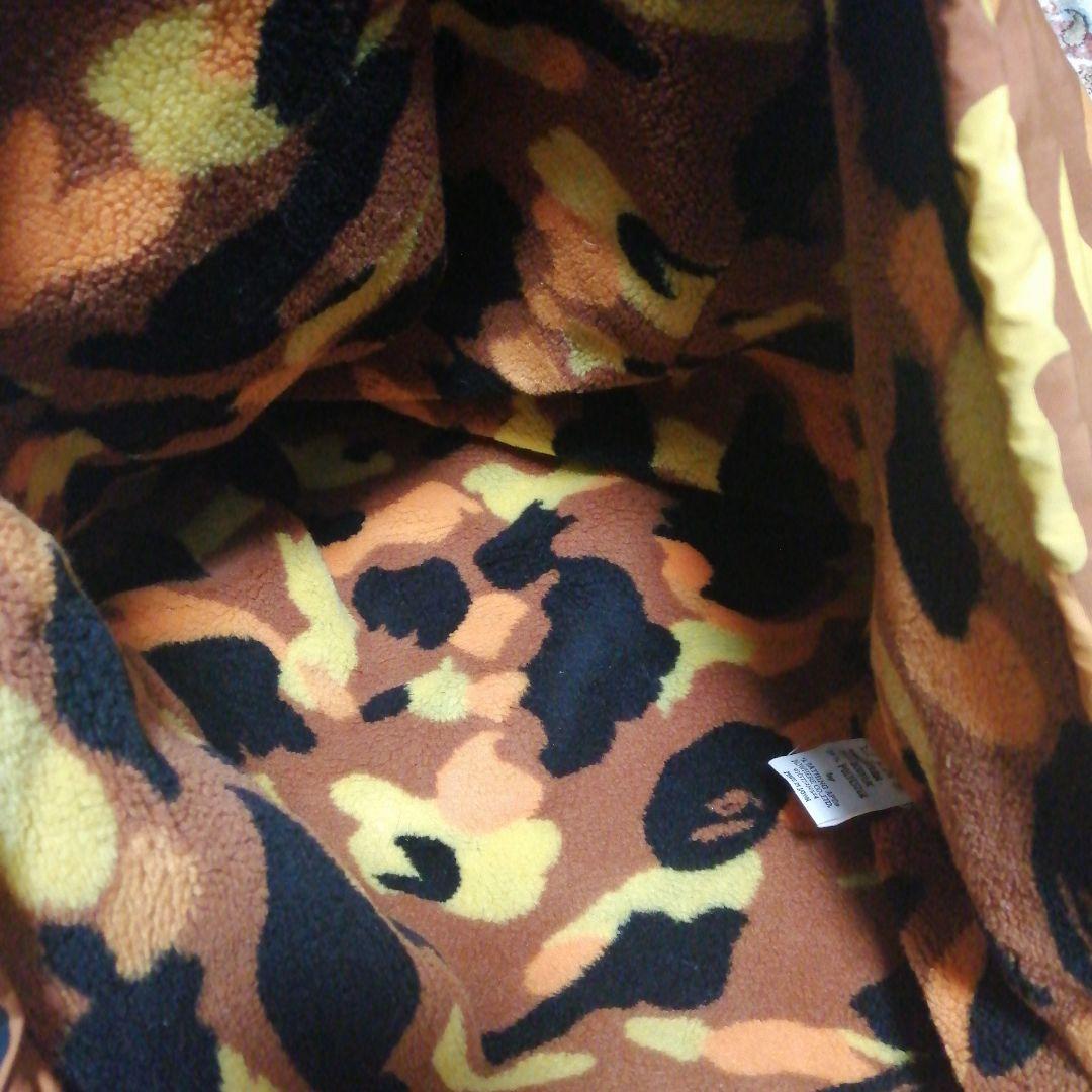 BAPE プルオーバージャケット オレンジ カモ 迷彩