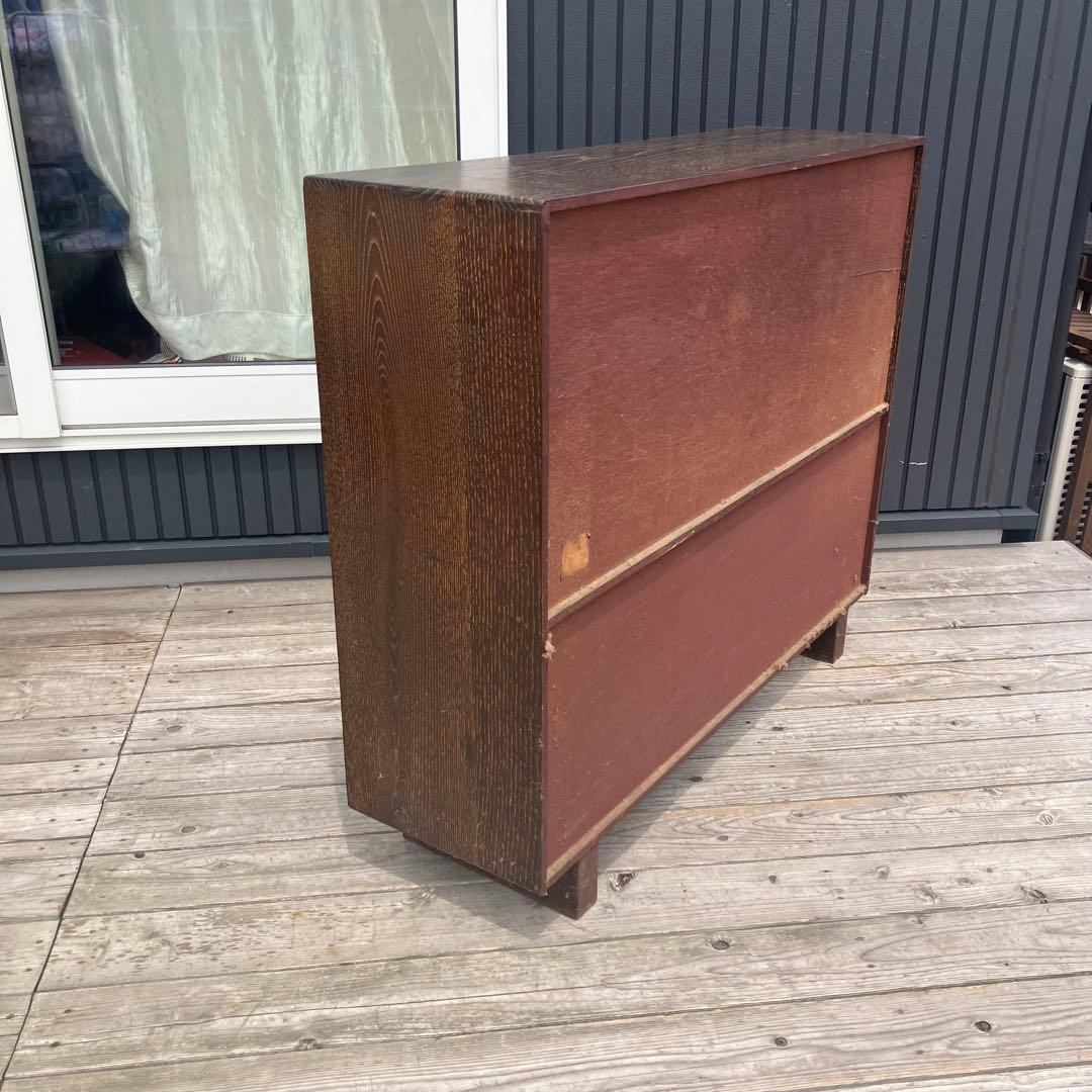 昭和レトロ ミッドセンチュリー 古家具 飾り棚 彫刻サイドボード ディスプレイ