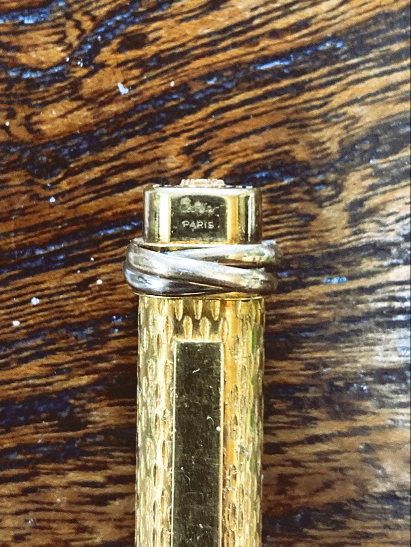 ボールペン　カルティエ　ゴールド