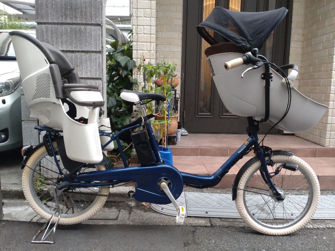 配送可★直接引渡可カスタム【ギュットミニ】電動アシスト自転車子供乗３人