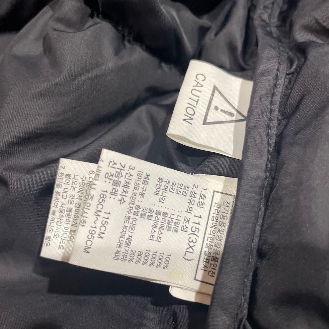 THE NORTH FACE エコヌプシダウンジャケット ブラック ビッグサイズ