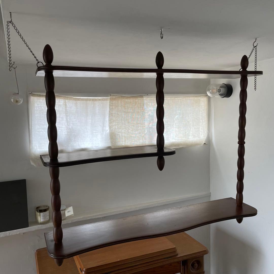 246. Najico ナジコ ラック シェルフ 吊るし棚 壁掛け棚 レトロ