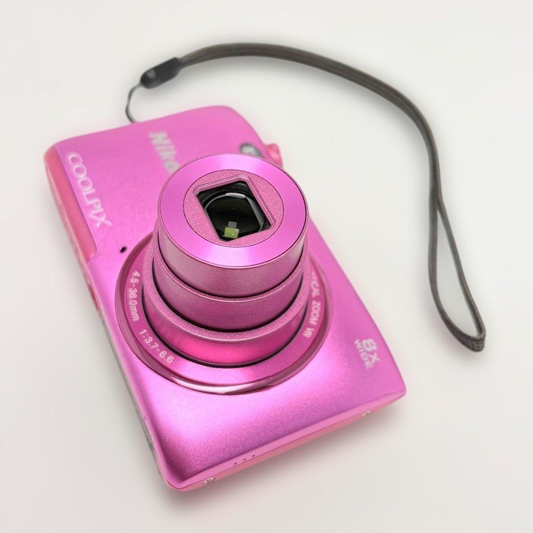 美品✨Nikon COOLPIX S3600 ピンク 動作確認済 送料無料 匿名