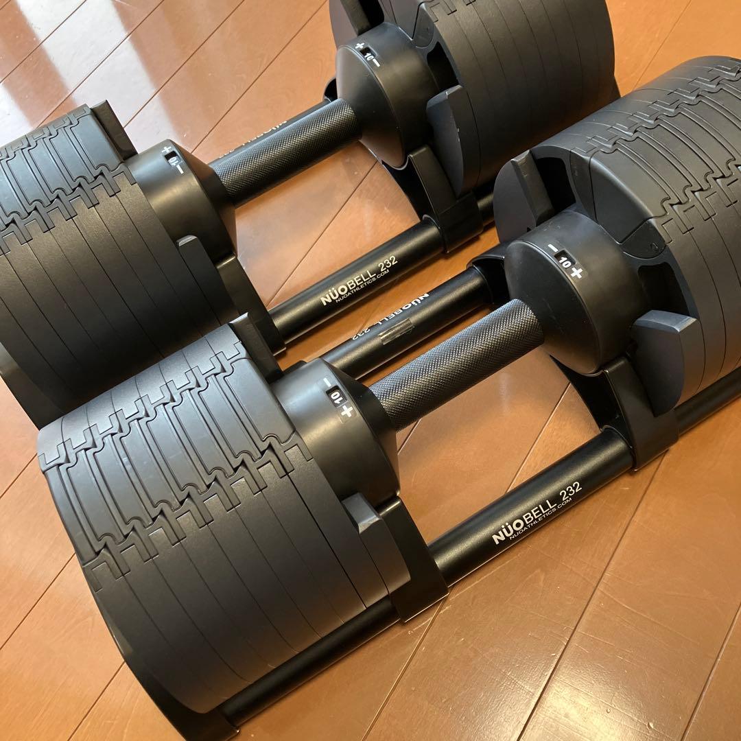 【直接引取　美品】フレックスベル32kg 2個セット　可変式ダンベル　NUO