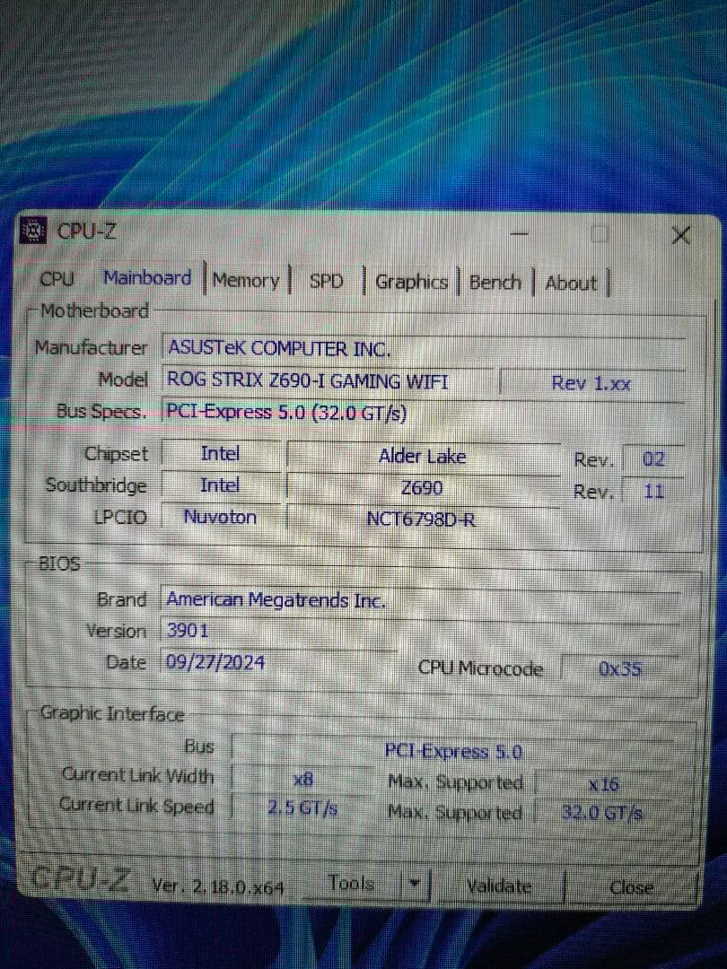 マザーボード ASUS ROG STRIX Z690-I GAMING WIFI
