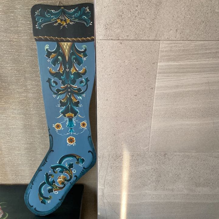 トールペイント(ローズマリング)クリスマス壁掛け