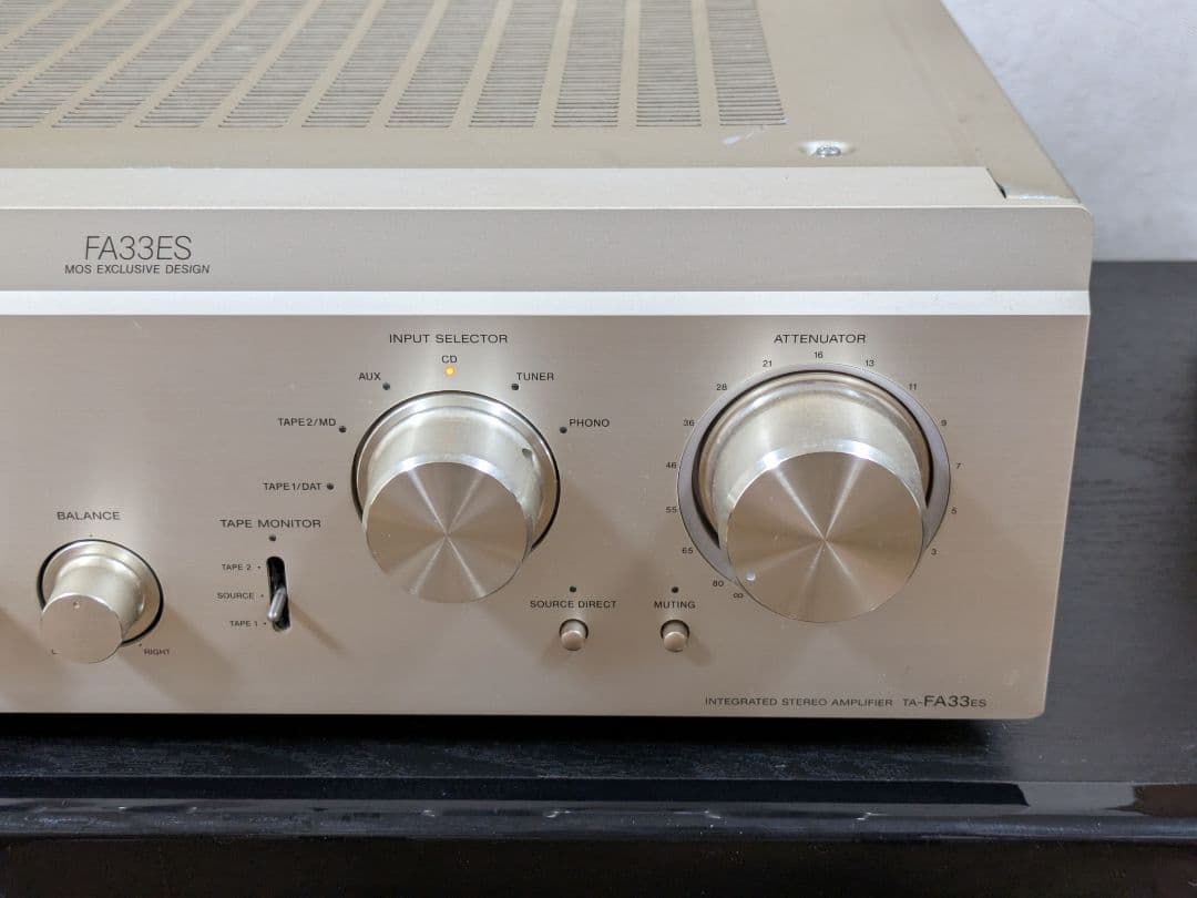 マサキヨ　SONY TA-FA33ES 動作良好です!