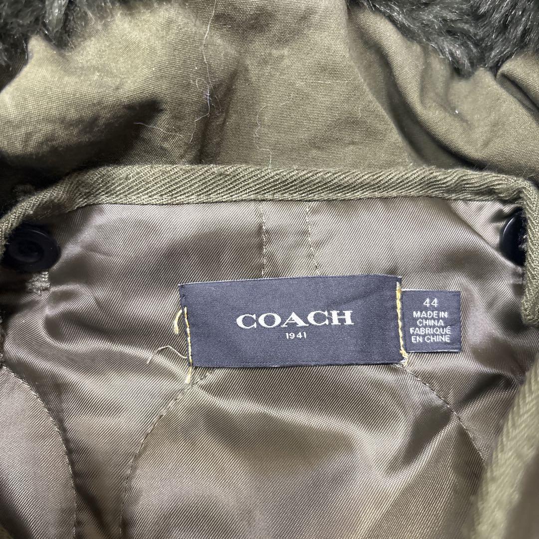 【大人気】コーチ　モッズコート　ライナー付　恐竜　44