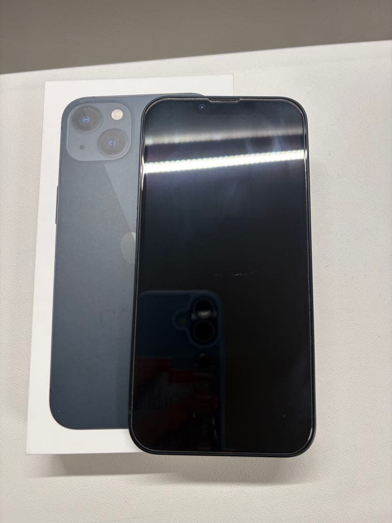 【美品】バッテリー90% iPhone 13 256GBミッドナイトSIMフリー