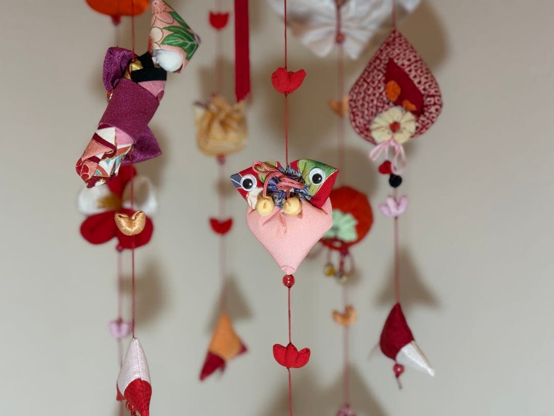 可愛いつるし雛No.175・ひな祭り・桃の節句・さげもん吊るし飾り・初節句飾り