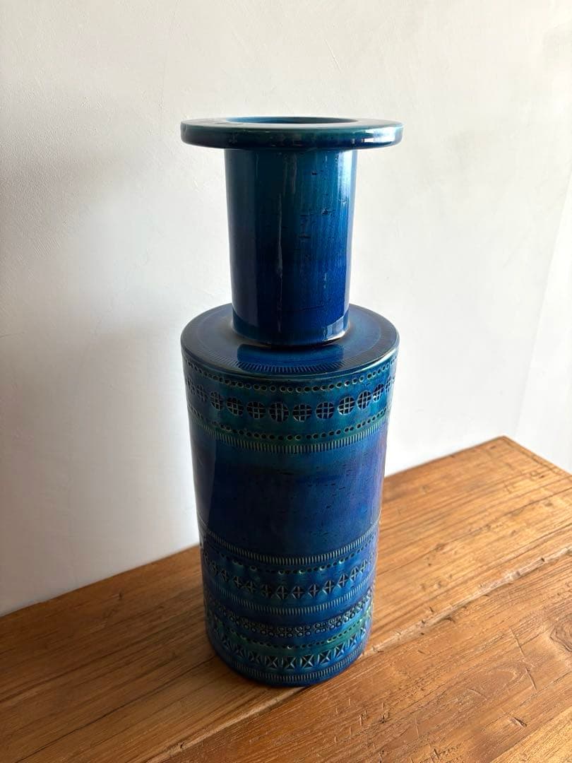 イタリア FLAVIA フラビア Bitossi ビトッシ 大型 フラワーベース