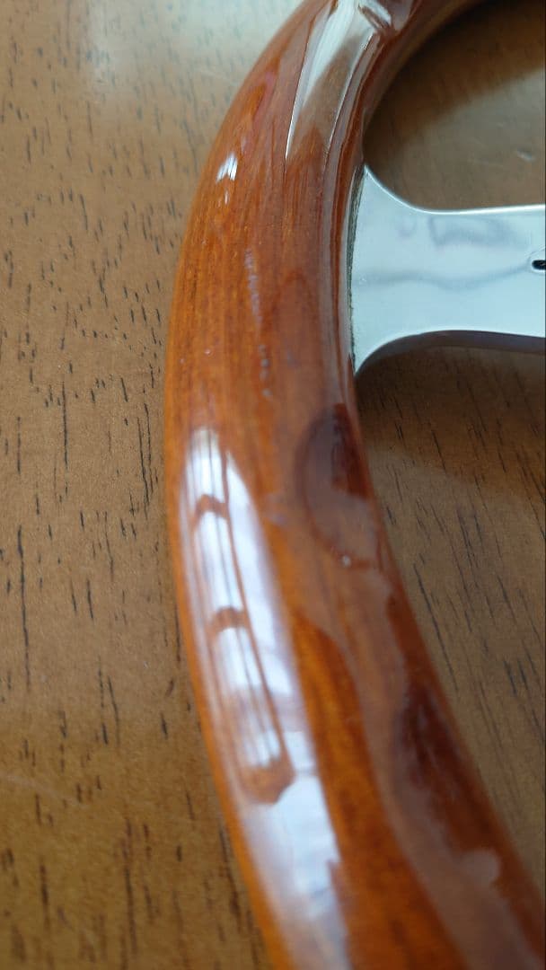 ナルディ クラシック 当時物 ポリッシュウッド 360mm