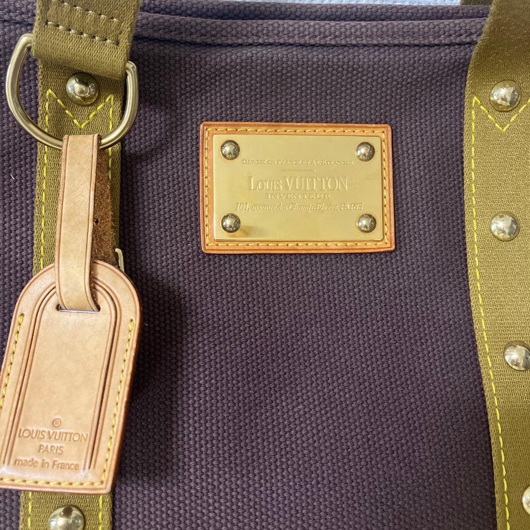 LOUIS VUITTON ブラウンキャンバスバッグ