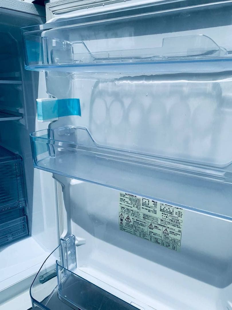 送料設置無料　SHARP ノンフロン冷凍冷蔵庫　SJ-PD28E-W