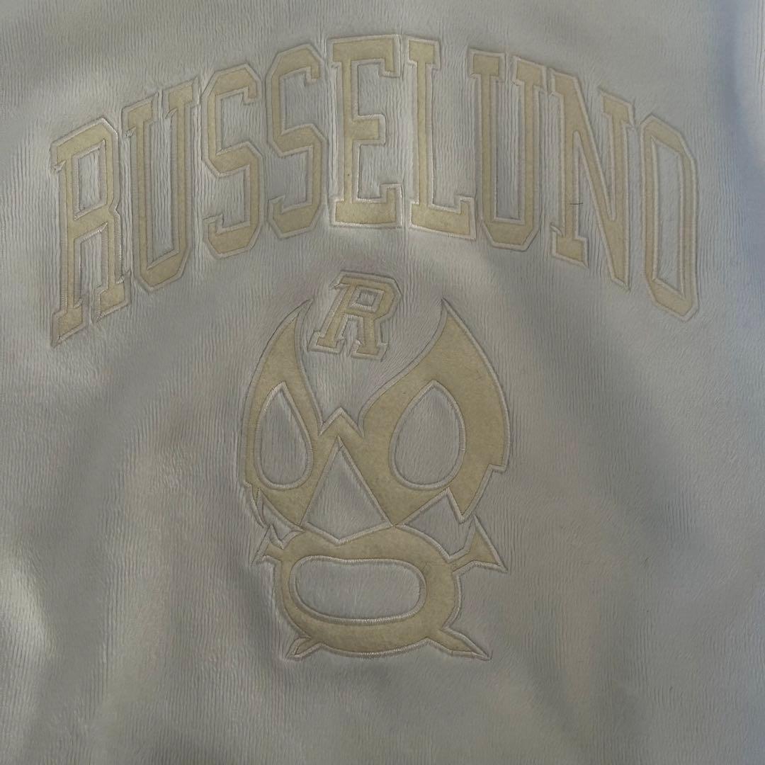 Russeluno パーカー　プルオーバー　ルチャ　長袖　ゴルフ　ホワイト