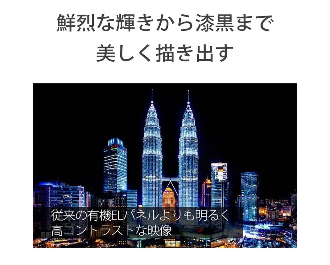 【ブルー】SONY 2021年製 65型 XRJ-65A90J