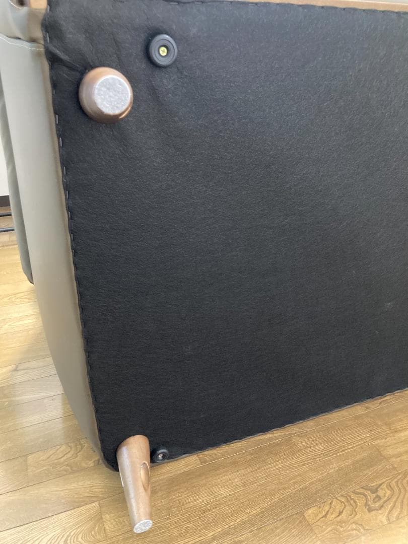 ニトリ 傷・汚れに強い合成皮革 2人掛けソファ PD02-2 Nシールド DBR