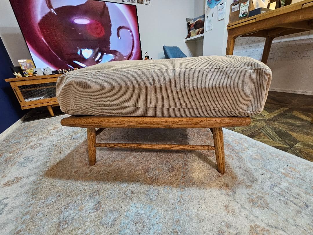 モモナチュラル　クラウドソファ　オットマン