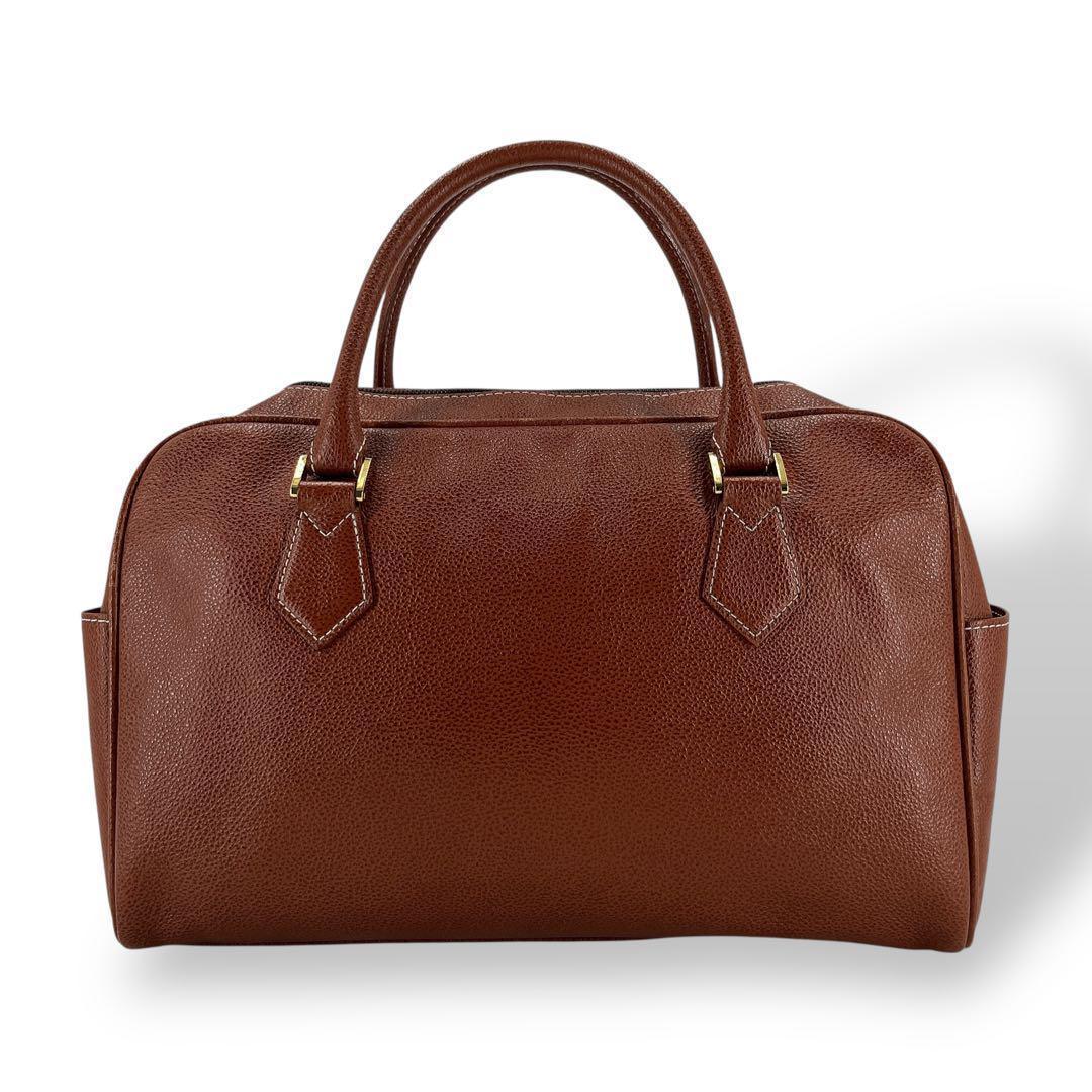 オールド　イヴサンローラン　ハンドバッグ　ミニボストン　エンボスロゴ　YSL