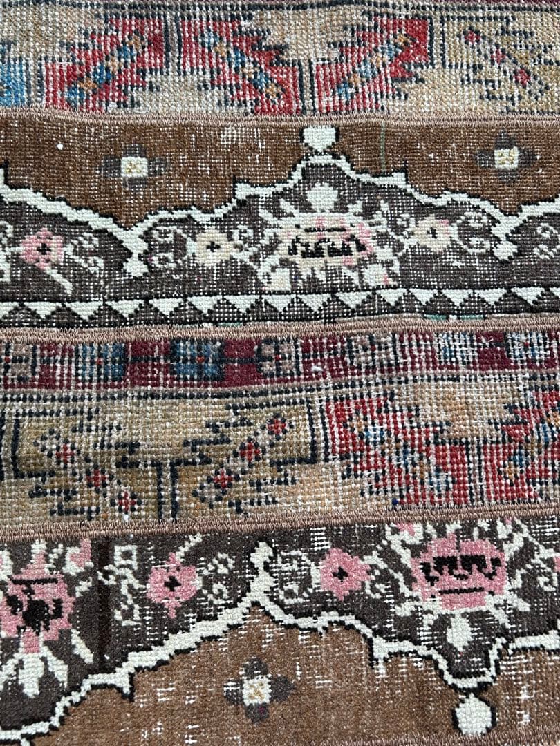 トルコヴィンテージラグ＊パッチワークウール　113×72cm