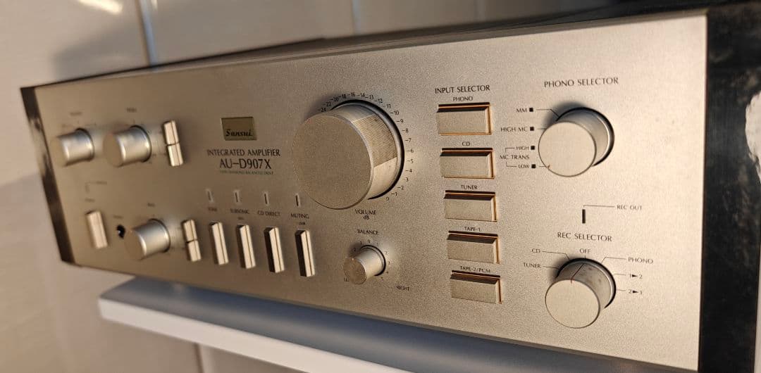 SANSUI AU-D907X プリメインアンプ 動作確認済み サンスイ 銘機