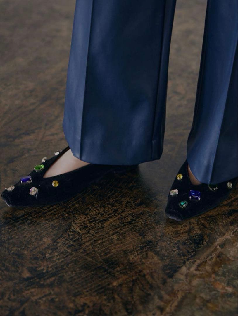 Ameri VINTAGE アメリ UND BIJOU FLAT PUMPS M