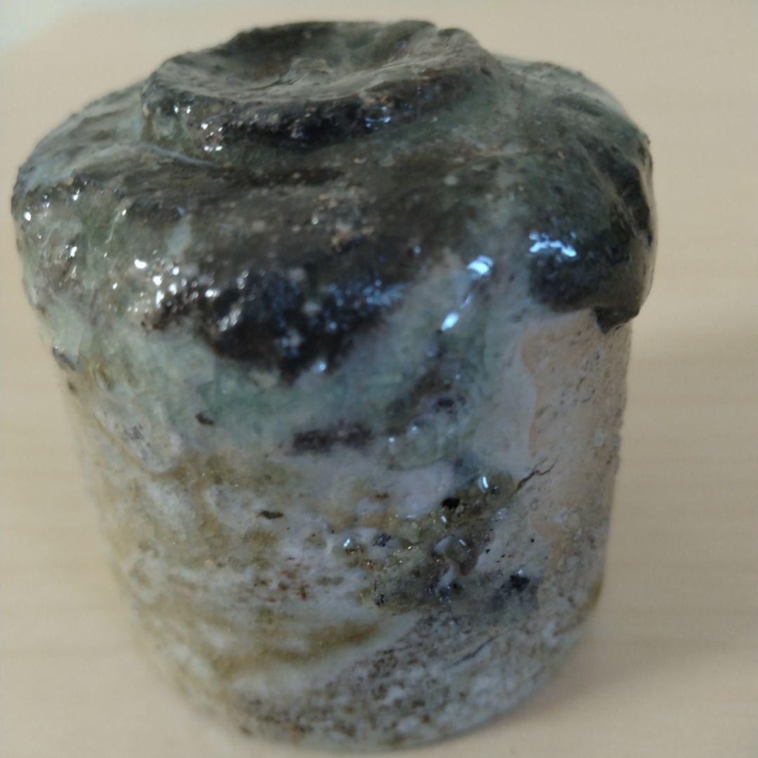 渡辺愛子　伊賀ぐい呑　未使用　箱付