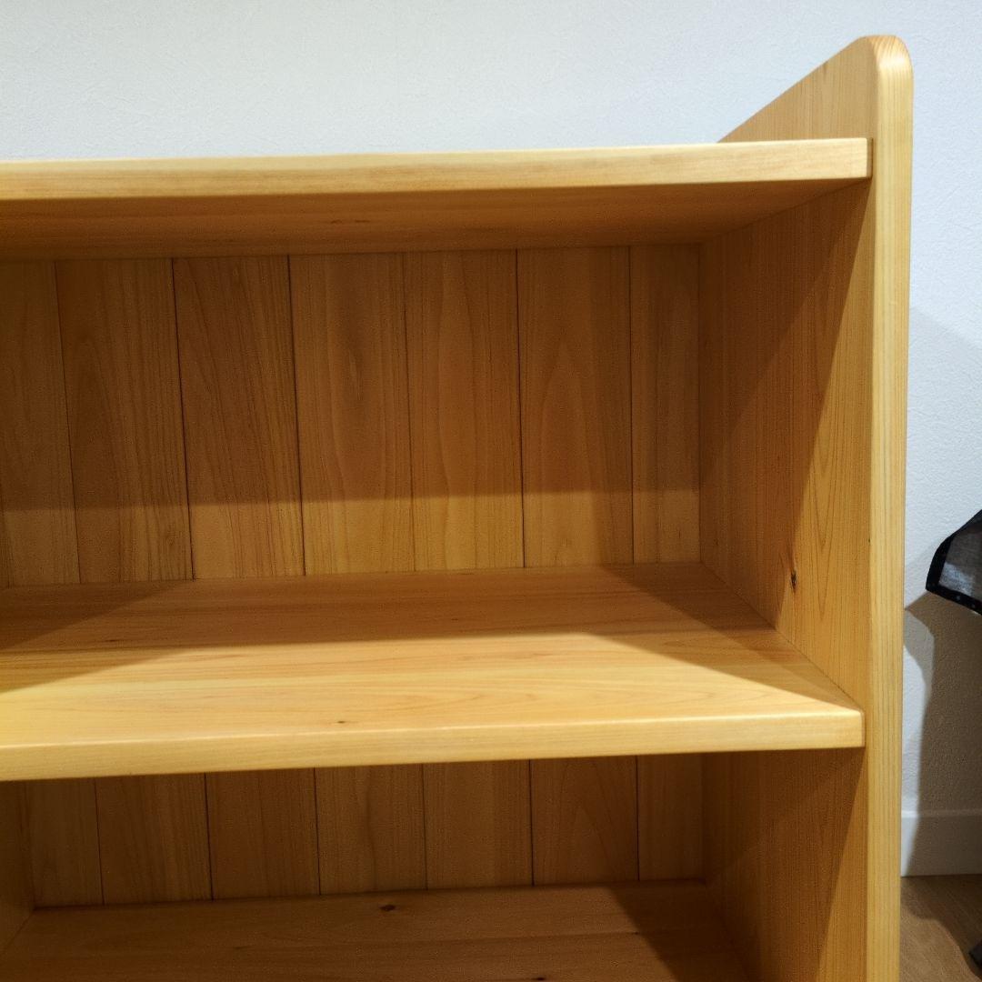美品！　なかよしライブラリー　自然素材100パーセント いろは家具　特注　A