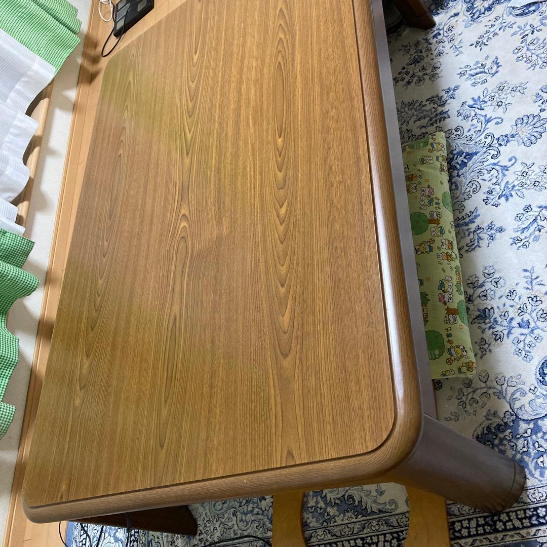 引き取り限定木製長方形こたつ
