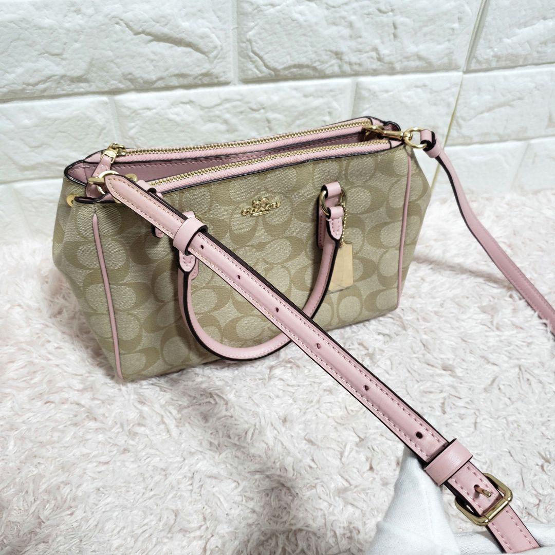 COACH コーチ シグネチャー 2way ショルダーハンドバッグ 美品