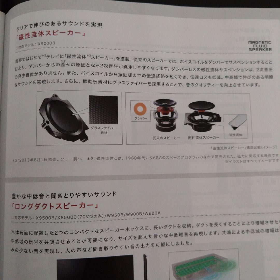 SONY BRAVIA KD-65X920B 65インチ液晶テレビ　4K