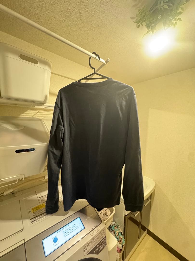 Stone  長袖Tシャツ ブラック