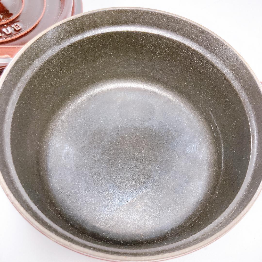 STAUB ストウブ ピコ・ココット ラウンド 20cm ブラウン　|3884|