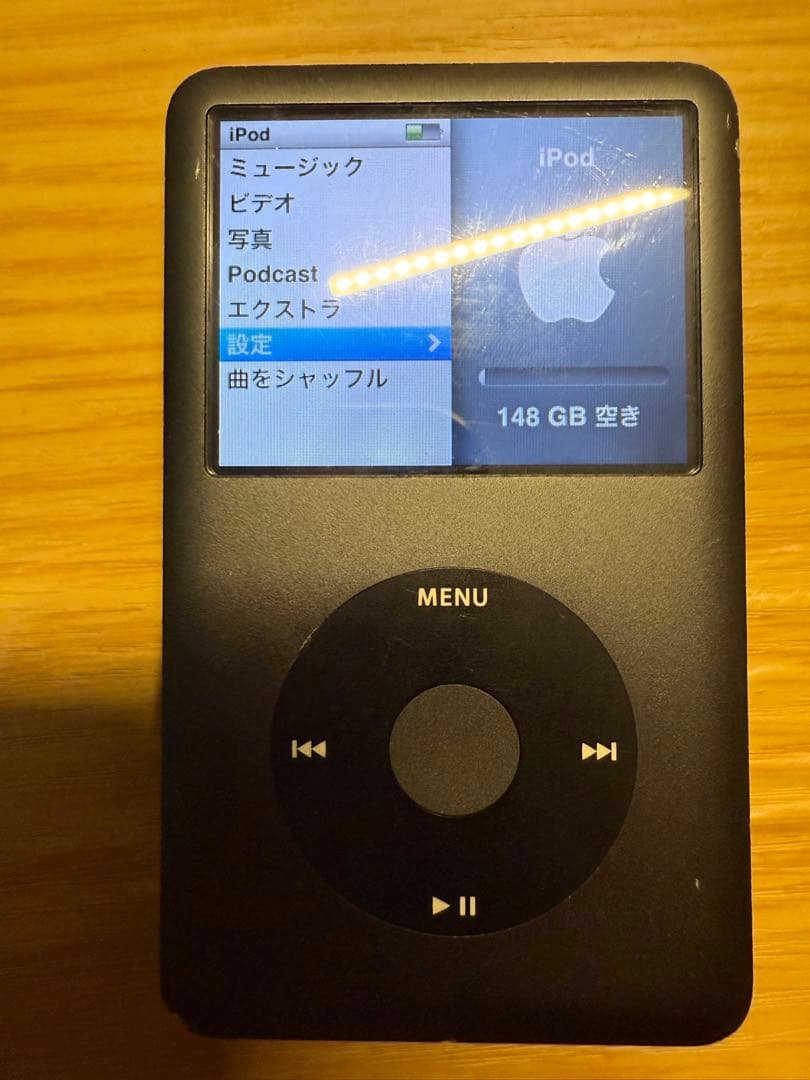 iPod A1238 Classic 160GB 動作確認済み ケーブル付
