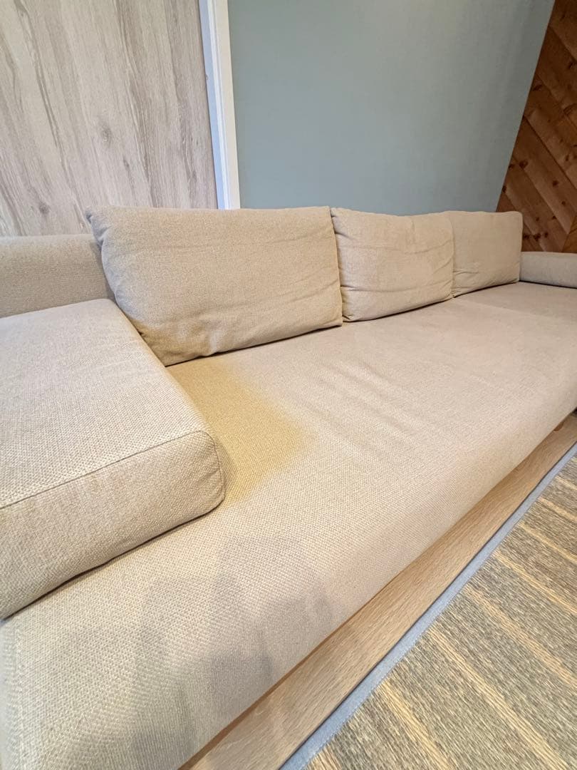 リセノ SIEVE rect unit sofa カウチセット ベージュ